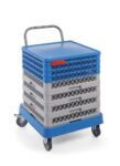 Trolley für Geschirrspülkörbe mit Griff, HENDI, 575x545x(H)920mm