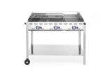 Grillsystem Green Fire 3 Brenner, HENDI, Profi Line, 17,4kW, 1078x612x(H)825mm