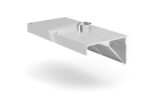 Dunstabzugshaube Wandmontage, HENDI, Profi Line, ohne Beleuchtung, 1200x700x(H)450mm