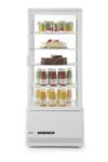 Aufsatz-Kühlvitrine 98 Liter, Arktic, Schwarz, 230V/210W, 444x397x(H)1100mm