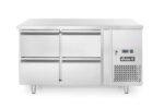 Kühltisch mit 4 Schubladen Profi Line 280L, Arktic, Profi Line, 230V/250W, 1360x700x(H)858mm