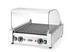 Glasabdeckung für Rollengrill, HENDI, Für Rollengrill - 7 Rollen (268506), 470x325x(H)240mm