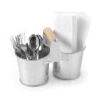 Doppeleimer mit Griff, HENDI, 190x95x(H)90mm