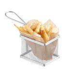 Miniatur-Snack-Frittierkörbe, HENDI, 100x80x(H)75mm