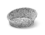 Brotkorb, rund abgeschrägt, HENDI, Schwarz, ø310x(H)120mm