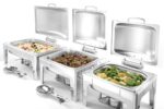 Chafing Dish GN 1/2, Satiniert, HENDI, Profi Line, 4L, 365x370x(H)280mm