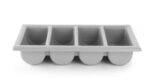 Besteckbehälter, HENDI, Schwarz, 530x325x(H)100mm
