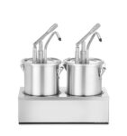 Saucenspender, Edelstahl, Zweier-Set, HENDI, 9L, 400x200x(H)440mm