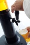 Tischbierzapfsäule, Bar up, 5L, Schwarz, ø100x(H)1150mm
