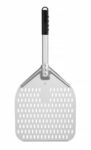 Pizzaschaufel mit kurzem Griff, quadratisch, perforiert, HENDI, 300x660mm