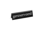 Tischschild Reserviert, HENDI, reserviert, 130x30x(H)38mm