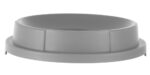 Offener Deckel für Abfalleimer rund, AmerBox, Passend für 691038, ø570x(H)135mm