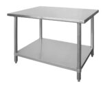 Arbeitstisch zentral, HENDI, 1600x600x(H)880mm