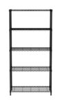 Lagerregal mit 5 Regalen, HENDI, Schwarz, 910x455x(H)1830mm
