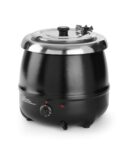 Suppenkessel, HENDI, Kitchen Line, 8L, Schwarz, 230V/400W, ⌀330x(H)363mm