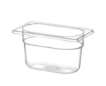 Gastronorm-Behälter 1/9, HENDI, Profi Line, GN 1/9, 1L, Transparent, 176x108x(H)100mm