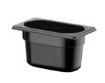 Gastronorm-Behälter 1/9, HENDI, GN 1/9, 1L, Schwarz, 176x108x(H)100mm