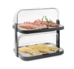 Rolltop-Kühldisplay, doppelt, HENDI, 440x320x(H)440mm