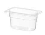 Gastronorm-Behälter 1/9, HENDI, Profi Line, 1,0, GN 1/9, 1L, Transparent, 176x108x(H)100mm
