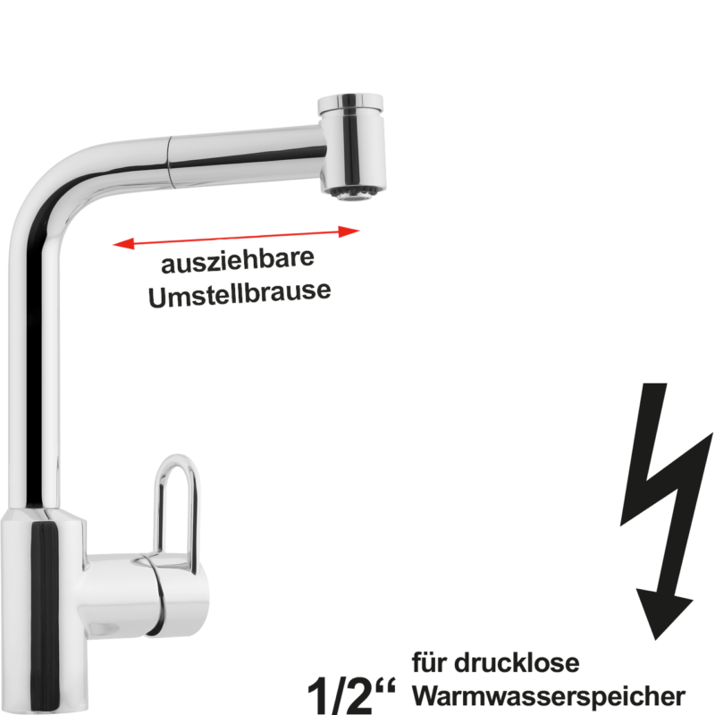 noah Spültischbatterie 1/2" ND