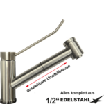 exis Spültischbatterie 1/2"