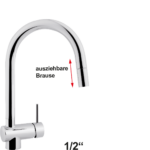 vita Spültischbatterie 1/2"