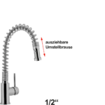 anya Spültischbatterie 1/2"