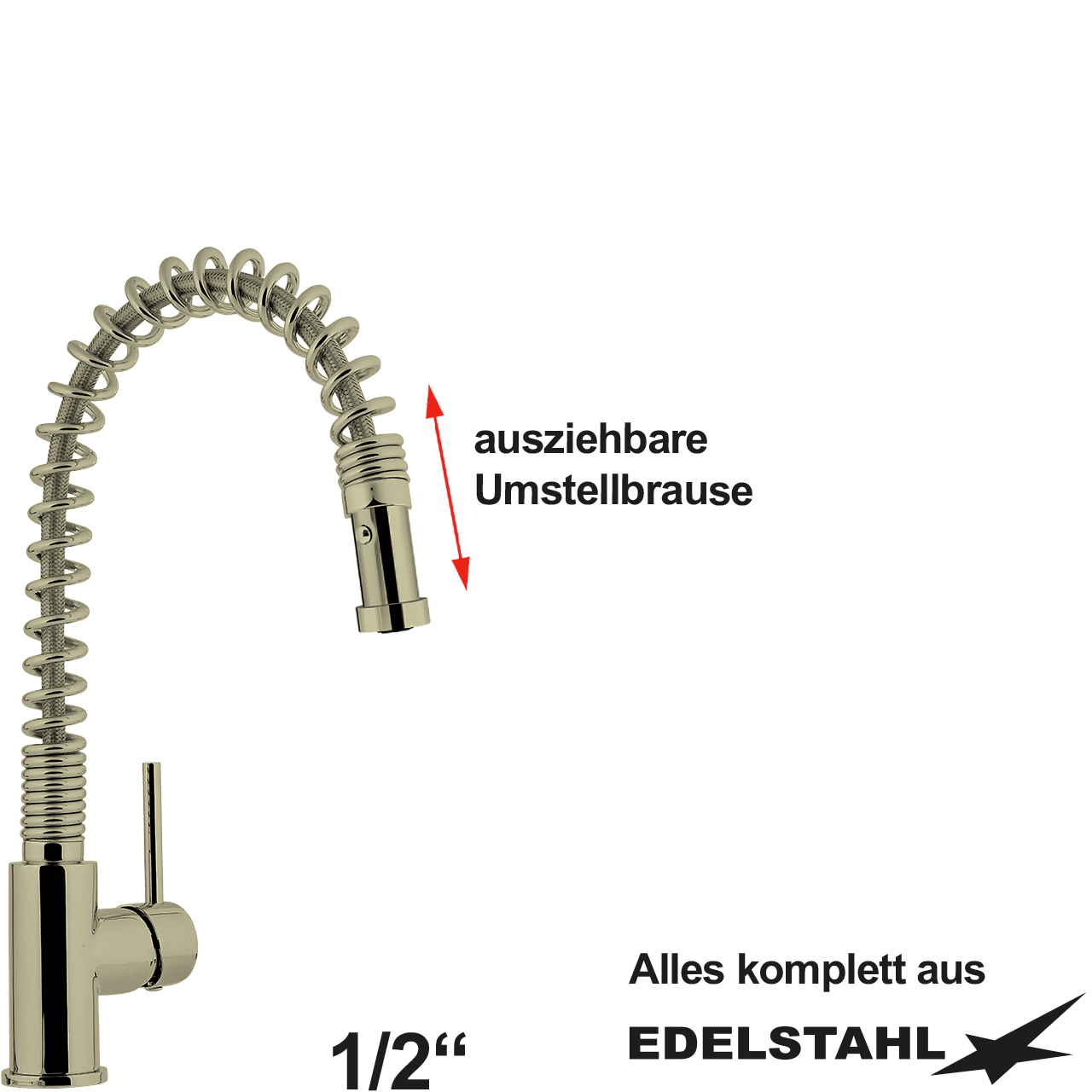 luis Waschküchenbrause 1/2" 1 luis Waschküchenbrause 1/2"