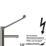 elys Spültischbatterie 1/2" ND