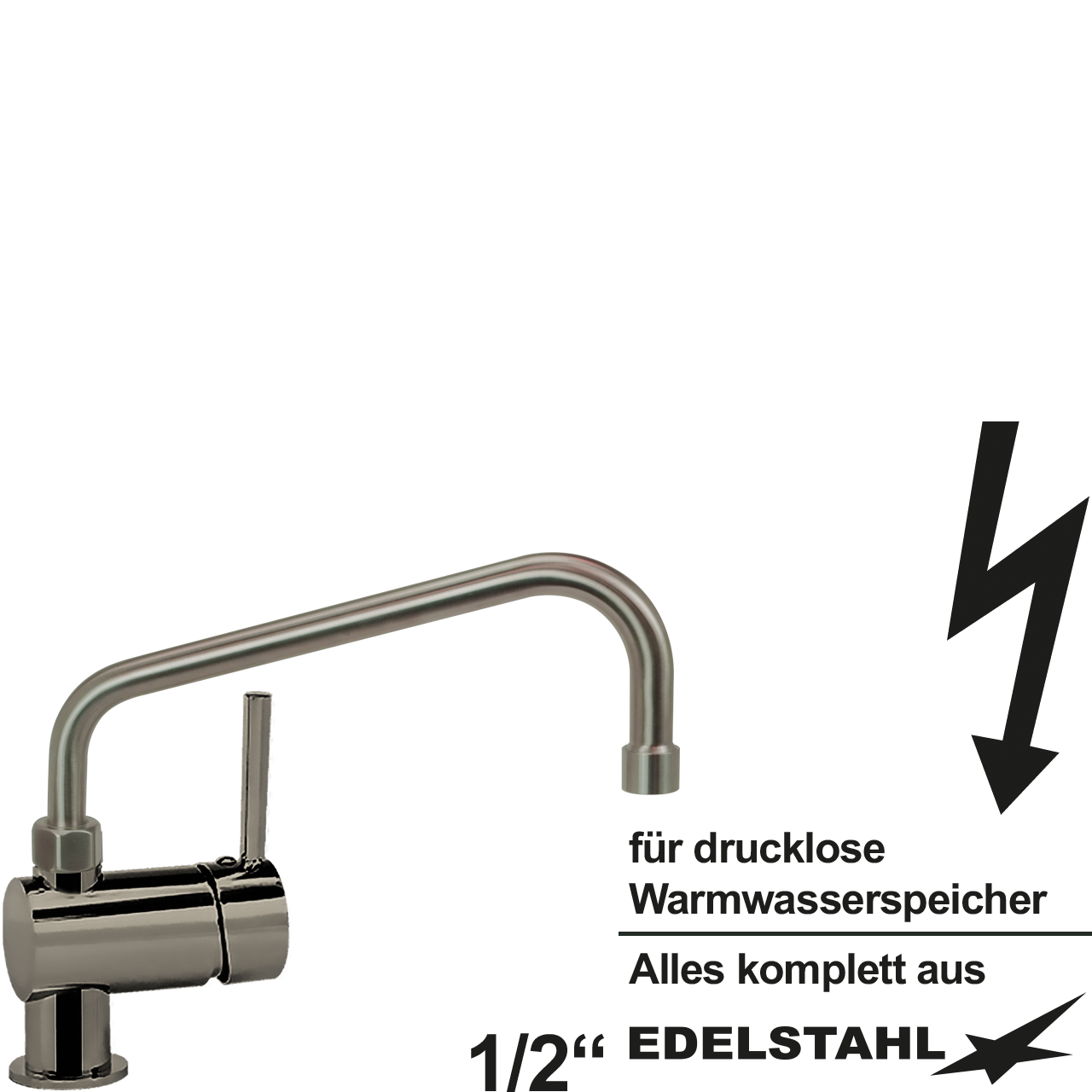 mixter Einlochbatterie 1/2" ND 1 mixter Einlochbatterie 1/2" ND