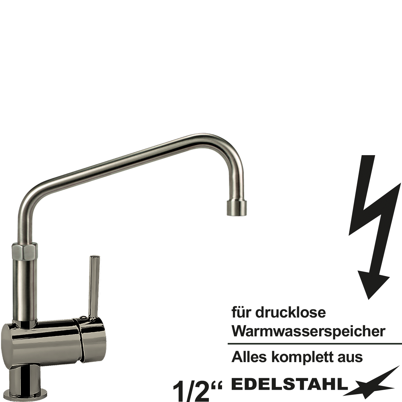 mixter Einlochbatterie 1/2" ND 1 mixter Einlochbatterie 1/2" ND