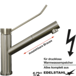 exis Spültischbatterie 1/2" ND
