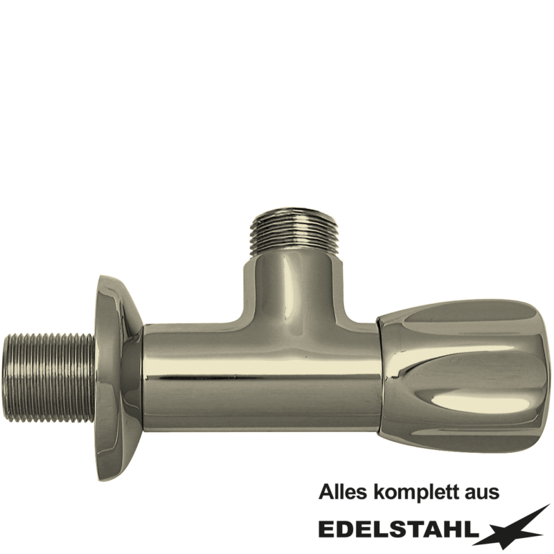 Eckventil 3/4" x 3/4" aus Edelstahl