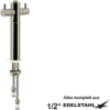 luxor Säulenbatterie-Körper V2A 1/2" mit RV