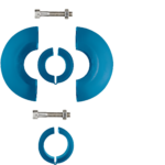 Aufrollstopper Kunstoff-Blau für PowerReel-Schläuche Ø16-33 mm