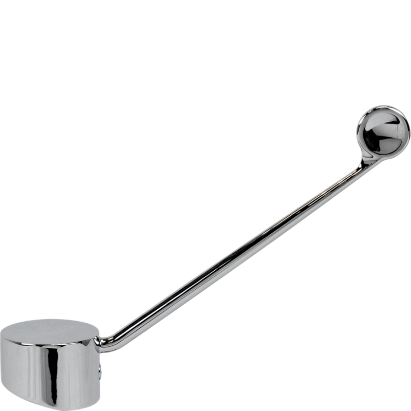 Kochlöffelhebel 30° ZAMAK verchromt zu Kartusche Ø 40 mm