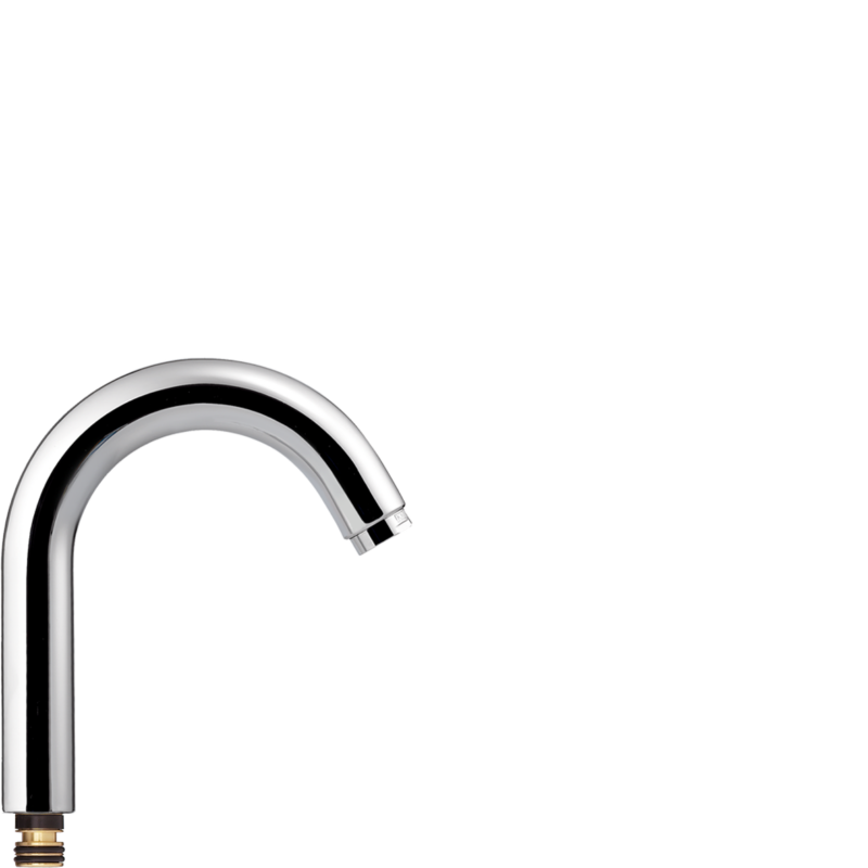Schwenkauslauf U 360° Ø 30 mm gesteckt - MS chrom