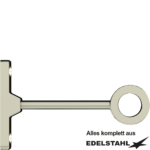 Standrohrhalter Ø20,5 mm - Einzelstange
