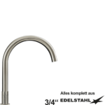pro Stand-Rohrauslauf 3/4"