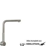 pro Wand-Rohrauslauf oben 1/2"