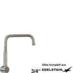 pro Wand-Rohrauslauf oben 3/4"