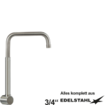 pro Wand-Rohrauslauf oben 3/4"