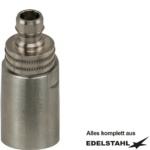 Verschraubung 3/4" mit Stecker V2A