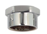 Verschlusskappe 1/2" IG chrom