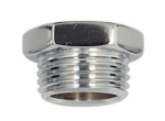 Verschlusskappe 1/2" AG chrom