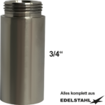 Auslauf-Erhöhung 3/4" x 3/4" 55 mm IG x AG V2A