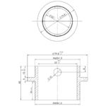 Schraubadapter Ø52 mm x M60x1,5mm